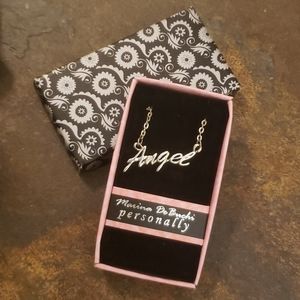 Personalized " Angel " necklace